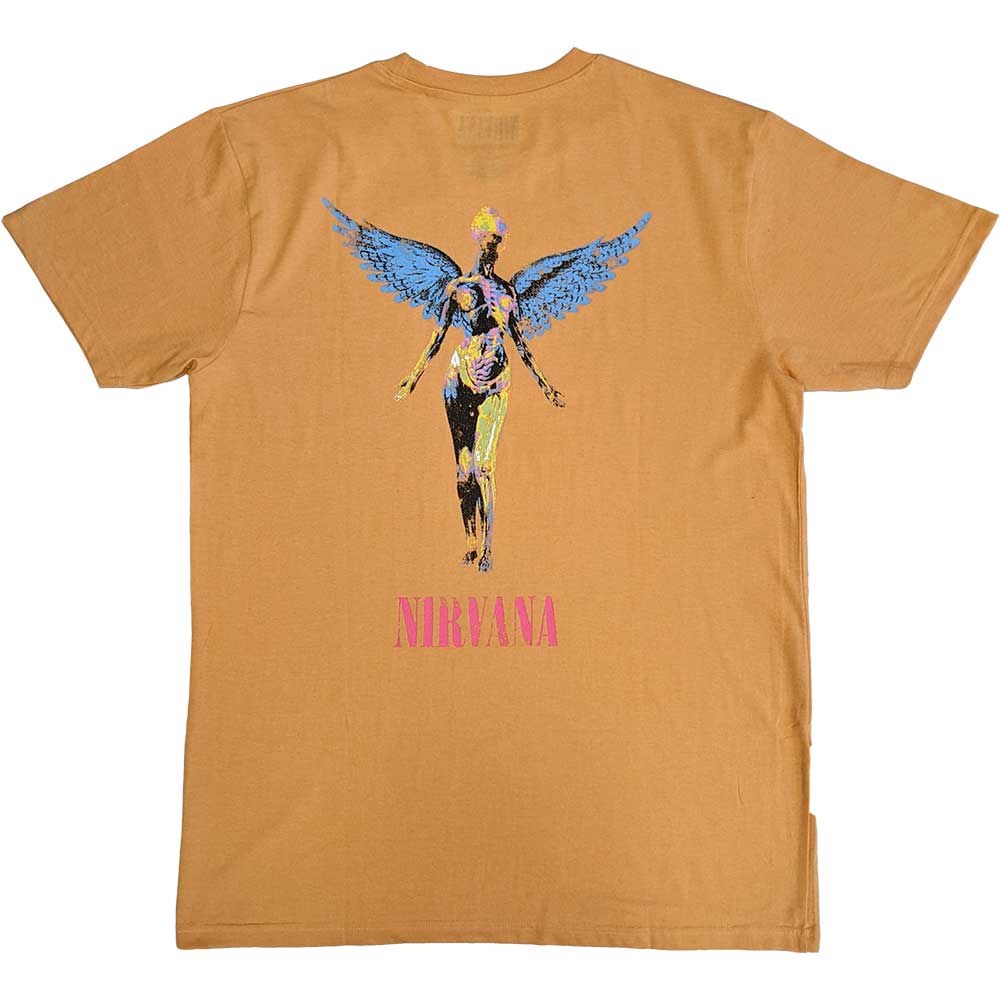 Image of Nirvana Unisex T-Shirt - Angelic, Orange Rock Off